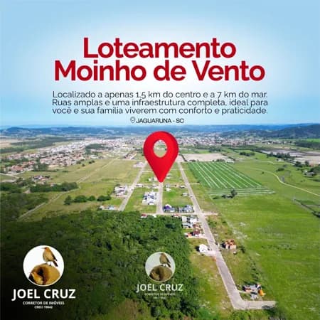 Lote/Terreno em Jaguaruna - Riachinho