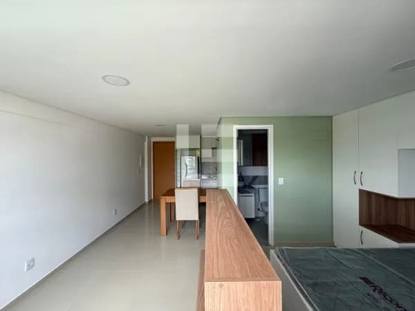 Rio Park - Studio mobiliado à beira-mar para locação em Piedade – 33 m² com lazer completo