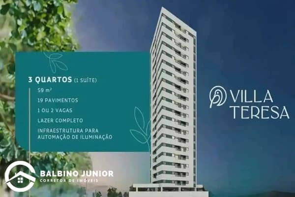 Edf. Villa Teresa | Madalena | Apartamento 3 quartos à venda