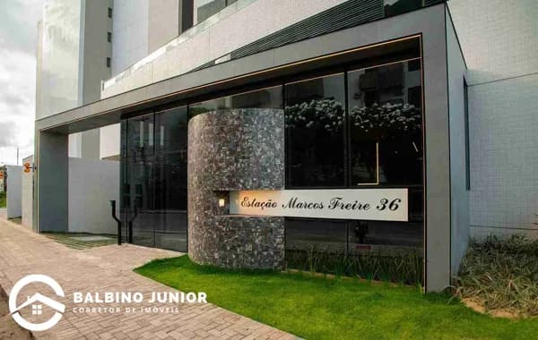Edf. Estação Marcos Freire | Apartamento 3 suítes à beira-mar de Olinda