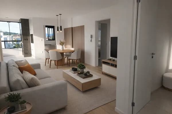 Apartamento NOVO à venda no Bairro Saguaçú com planejados de presente