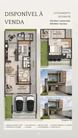🔥✨ OPORTUNIDADE | SOBRADO NOVO À VENDA NO JARDIM BOURBON – FOZ DO IGUAÇU ✨🔥