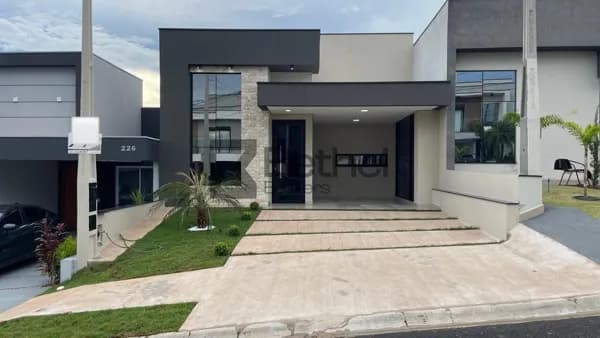 Casa nova, localizada no Condomínio Mantova Indaiatuba, SP.