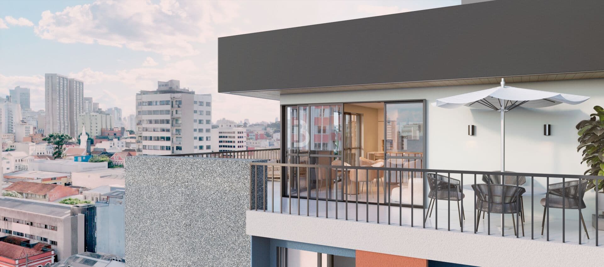 Apartamentos e Studios no Centro de Curitiba a partir de R$287mil