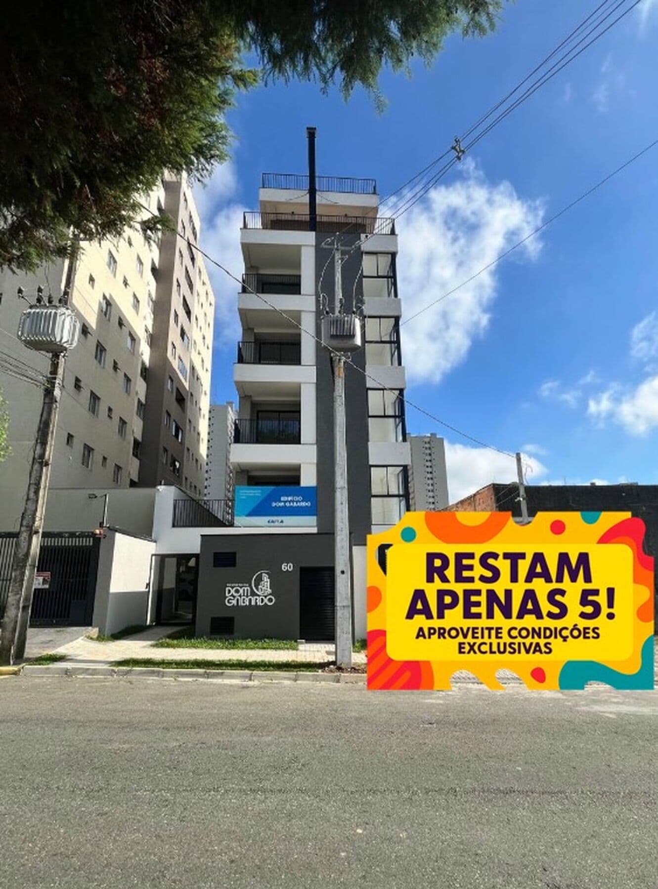 Dom Gabardo Capão Raso: 3 Quartos com Suíte e Sacada a Partir de R$ 495mil