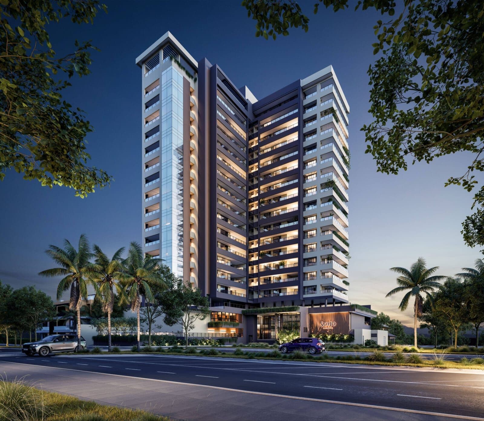 ✅ SOHO EXCLUSIVE - apartamentos de 1 a 3 quartos com área de lazer completa - ao lado do Praia Clube.