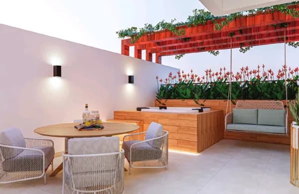 🔊 Cobertura Duplex no bairro Santa Mônica com 3 quartos, suíte, elevador e espaço gourmet com churrasqueira.