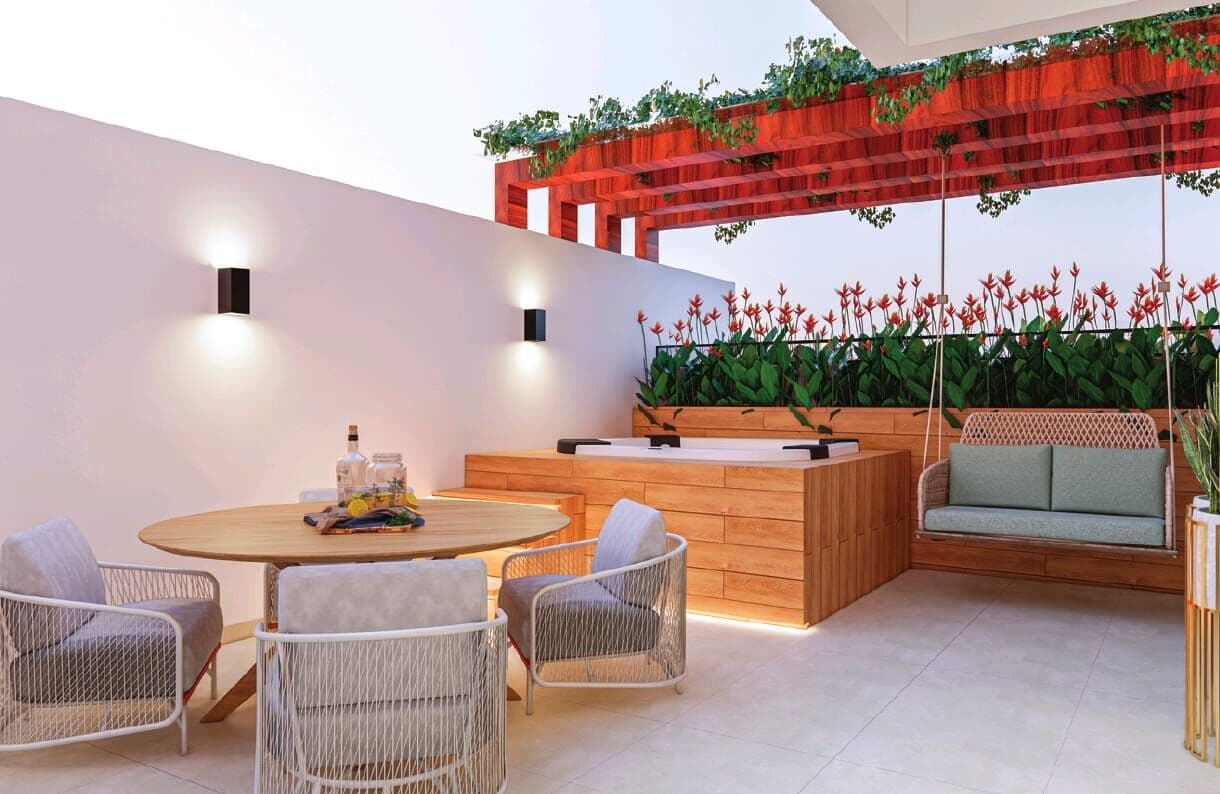 🔊 Cobertura Duplex no bairro Santa Mônica com 3 quartos, suíte, elevador e espaço gourmet com churrasqueira.