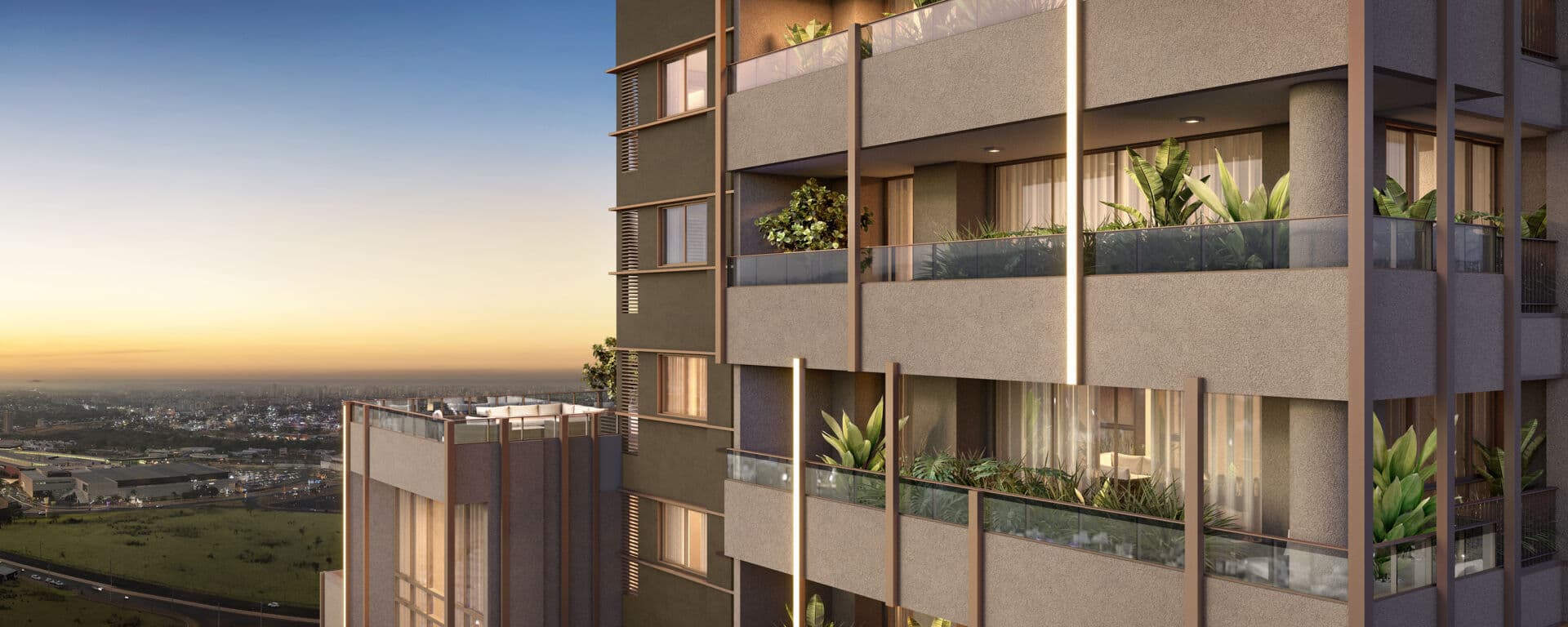 💠 TRAMONTO - penthouse com 4 suítes no Parque Una em frente ao Uberlândia Shopping.