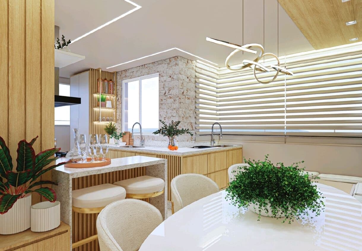 🔊 Apartamento no bairro Santa Mônica com 2 quartos, suíte, elevador e varanda gourmet.