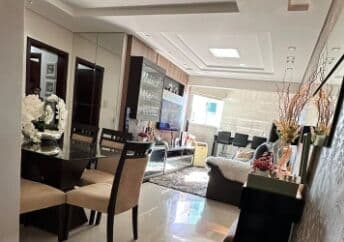 🏡 Apartamento 3 quartos, suíte, armários e ar condicionado – no melhor setor do Santa Mônica!