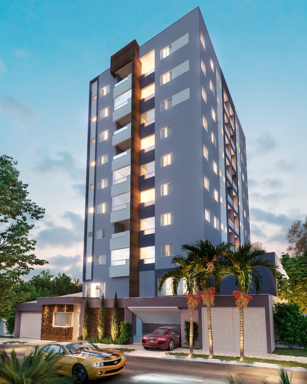 Apartamento com acabamento Premium perto do Praia Clube, supermercados, escolas e da Rota Gourmet da cidade.