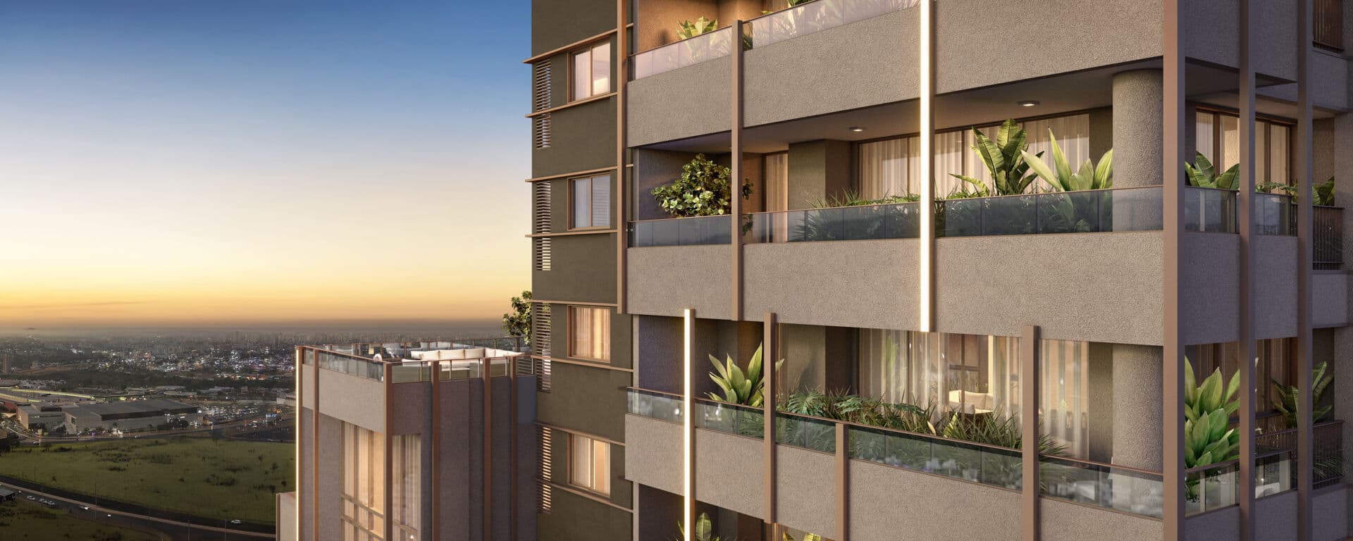 💠 TRAMONTO - apartamentos com 3 suítes no Parque Una em frente ao Uberlândia Shopping.
