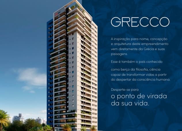 Localizado na tranquilidade do Jardim Finotti, Grecco permite a experiência de viver em um bairro completo e tranquilo ao mesmo tempo.
