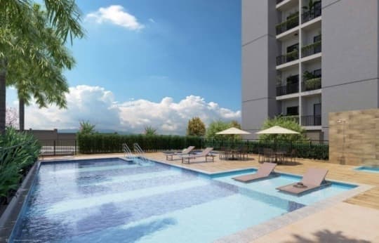 Um empreendimento completo com 2 quartos, sacada, área de lazer entregue equipada e decorada e o melhor, na Zona Sul.