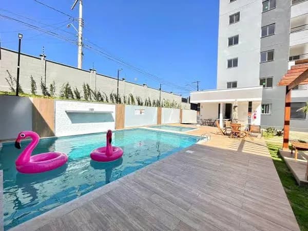 🔑 Apartamento com 50m² - 2 quartos, elevador, área de lazer com piscina e espaço gourmet.