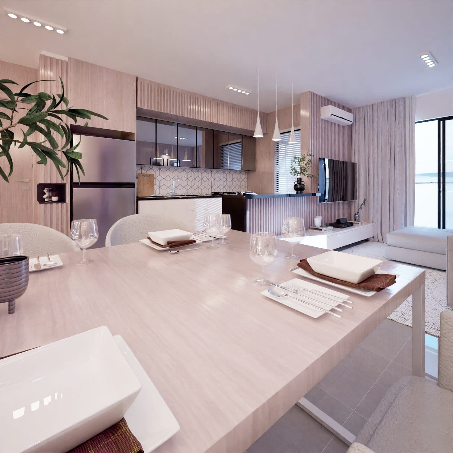 AXOR RESIDENCIAL - apartamentos de 2 quartos, suíte, sacada e elevador no bairro Santa Mônica!