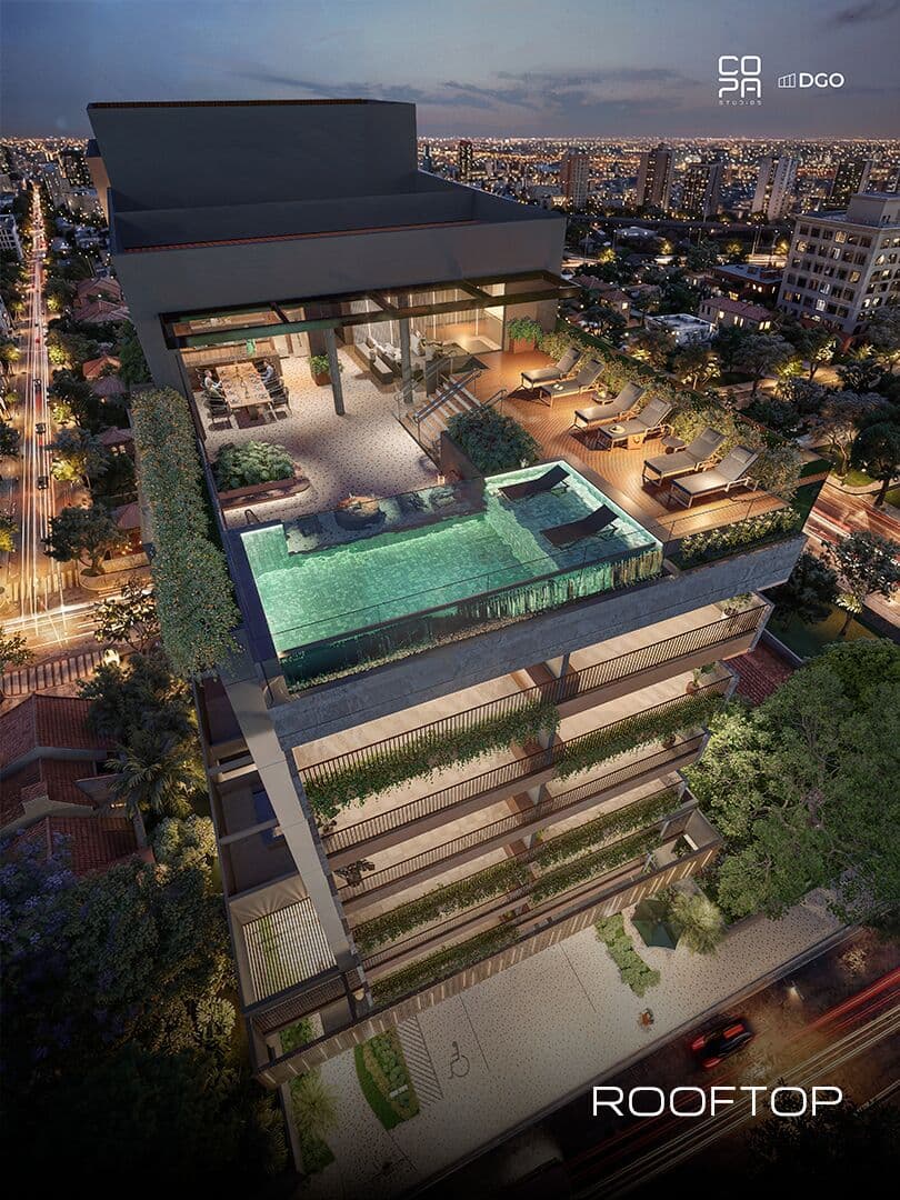 🎯 COPA STUDIOS LIBERDADE - plantas flexíveis com 1 e 2 quartos na localização mais nobre da cidade, a 100 metros do Praia Clube.