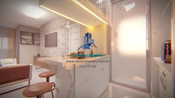 Apartamento sem condomínio com Elevador, 02 quartos (01 suíte) Quintal, Vaga à venda, 44 m² - Parque Erasmo Assunção - Santo André/SP