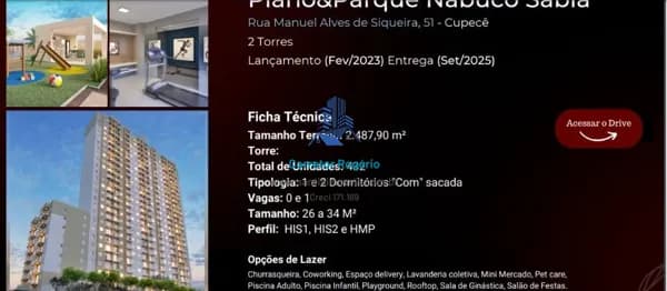 Lançamento em 23032022 Apartamento com 2 quartos, Piso frio e laminado, Lazer com Piscina à venda, 36 m² - Jardim Itacolomi - São Paulo/SP