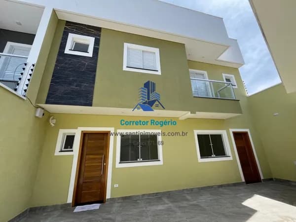 Sobrado Novo com 02 suítes, Finíssimo acabamento, Quintal, 02 vagas , Por Apenas : R$ 690 mil à venda em Santo André/SP
