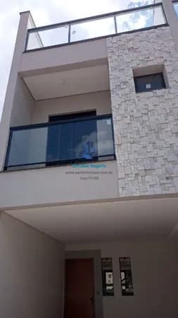 Sobrado + Cobertura com 2 suítes, Fino acabamento, Quintal , 03 Vagas + Portão eletrônico à venda, 155 m² - Vila América - Santo André/SP
