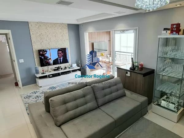 Apartamento com 3 quartos, (01 suíte ) Varanda gourmet, Condomínio clube , 02 Vagas + Depósito à venda, 106 m² - Centro - São Bernardo do Campo/SP