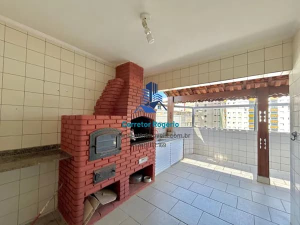 Cobertura com 3 quartos, (01 suíte ) Mobiliada, Lazer, 02 Vagas à venda, 100 m² por R$ 680.000 - Nova Mirim - Praia Grande/SP