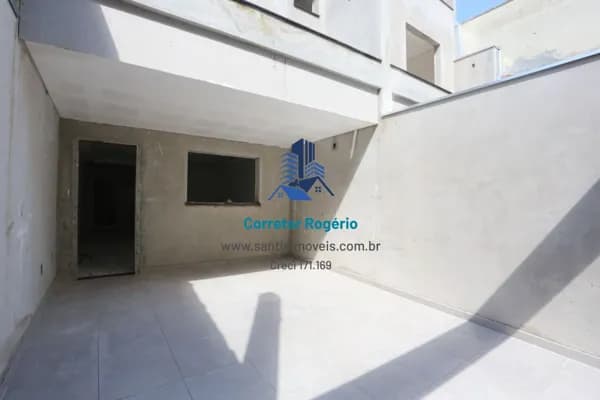 Sobrado com 3 suítes, Espaço gourmet, Fino acabamento, 02 vagas à venda, 123 m² - Casa Branca - Santo André/SP
