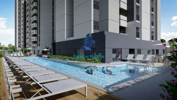 Apartamento com 2 quartos (01 suíte ) Lazer completo, Vaga à venda, 56 m² por R$ 570.000 - Casa Branca - Santo André/SP
