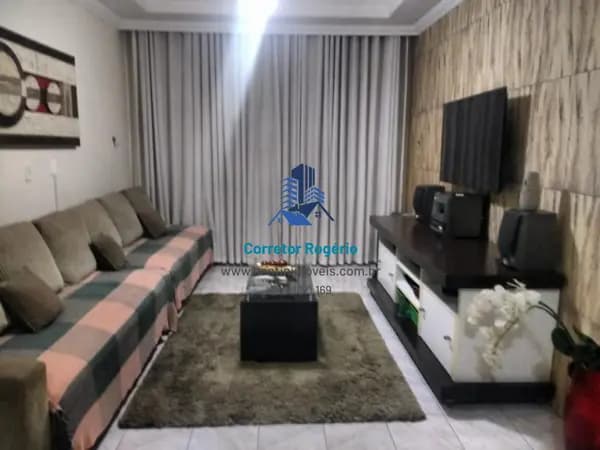 Sobrado com 03 dormitórios( 1 suíte)Espaço gourmet ,02 vagas cobertas residencial à venda, Vila João Ramalho, Santo André.