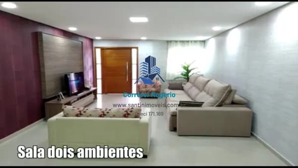 Sobrado de 250 m² com 03 Quartos (sendo 01 suíte com Sacada) à venda, por R$ 1.272.000 - Vila Assunção - Santo André/SP