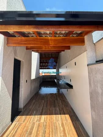 Sobrado tríplex com cobertura , 03 quartos (01 suíte) Fino acabamento , 02 Vagas à venda em Santo André/SP