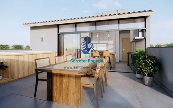 Cobertura com Elevador e Jacuzzi , 02 quartos (01 suíte ) Varanda gourmet, Vaga de garagem à venda, 112 m² por R$ 920.000 - Campestre - Santo André/SP
