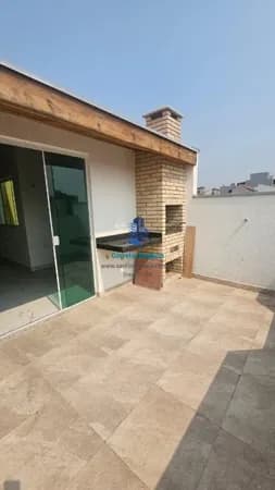 Cobertura Elevador, 02 quartos (01 suíte ) Espaço gourmet , 02 vagas cobertas à venda, 94 m² por R$ 480.000 - Vila Curuçá - Santo André/SP