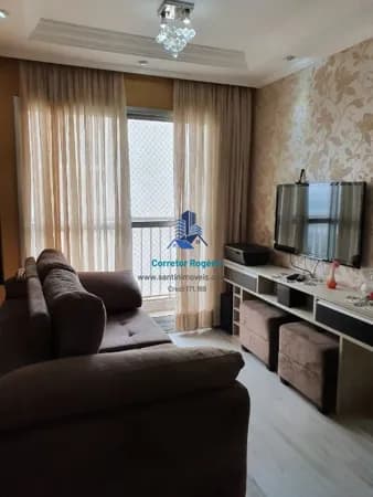 Apartamento com 2 quartos, Cozinha planejada, Lazer completo, Vaga coberta à venda, 50 m² por R$ 285.000 - Vila Homero Thon - Santo André/SP