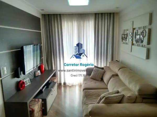 Apartamento com 03 dormitórios , Mobiliado , Fino acabamento residencial à venda, Parque Bandeirante, Santo André.