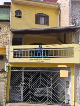 Sobrado com 4 dormitórios (01 suíte )Sala ampla,Cozinha,Área de serviço,Quintal,04 Vagas à venda, 125 m² por R$ 550.000 - Parque Gerassi SantoAndré/SP