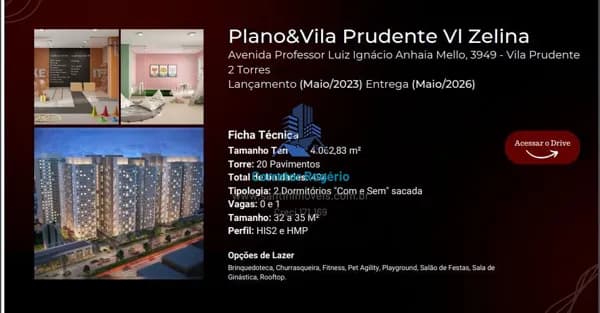 Apartamento com 2 dormitórios à venda, 35 m² por R$ 270.000,00 - Vila Graciosa - São Paulo/SP