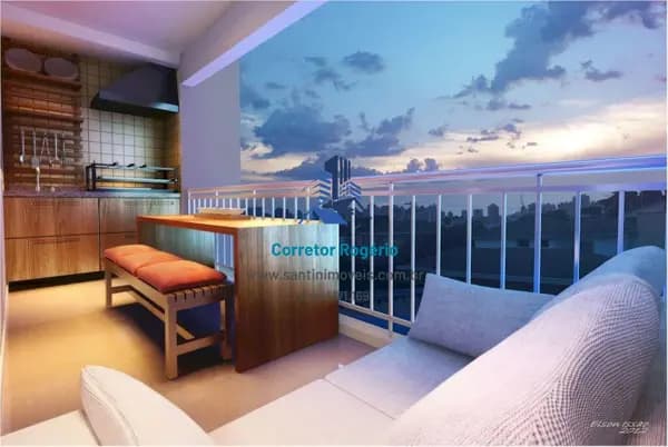 Apartamento com 3 dormitórios (01 suíte)Varanda gourmet,Lazer,02 Vagas de garagemà venda, 84 m² por R$ 846.000 - Santa Paula - São Caetano do Sul/SP