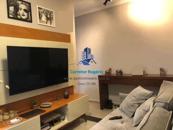 Apartamento sem Condomínio de 62 m² com 02 Quarto (sendo 01 suíte com Closet e Sacada) à venda, por R$ 445.000 - Vila Metalúrgica - Santo André/SP