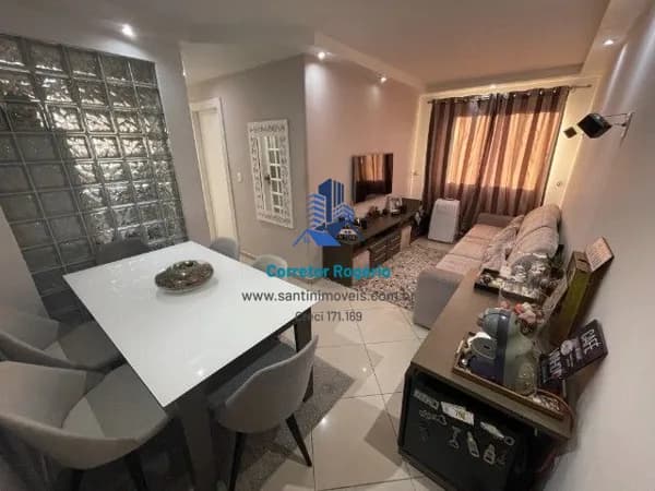 Apartamento de 50 m² com 02 Quartos com Armários à venda, por R$ 340.000 - Vila Palmares - Santo André/SP