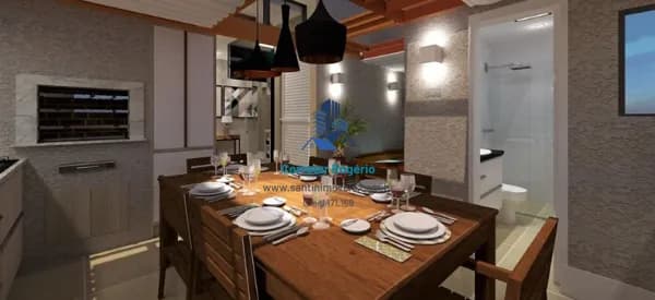 Cobertura com 2 quartos, Fino acabamento, Vaga coberta e determinada à venda, 94 m² - Vila Francisco Matarazzo - Santo André/SP