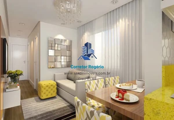 Apartamento sem condomínio , com 02 quartos, Ótimo acabamento, Quintal, Vaga à venda, 43 m² por R$ 302.000 - Vila Guarani - Santo André/SP