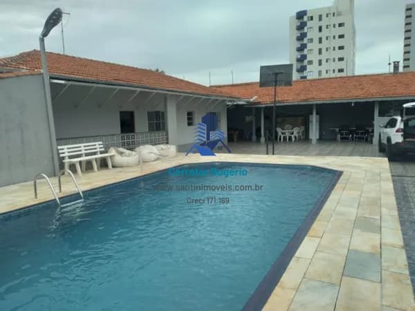 Casa Térrea com Piscina, Espaço gourmet, Mobiliada, 10 Vagas à venda, 180 m² por R$ 1.500.000 - Solemar - Praia Grande/SP