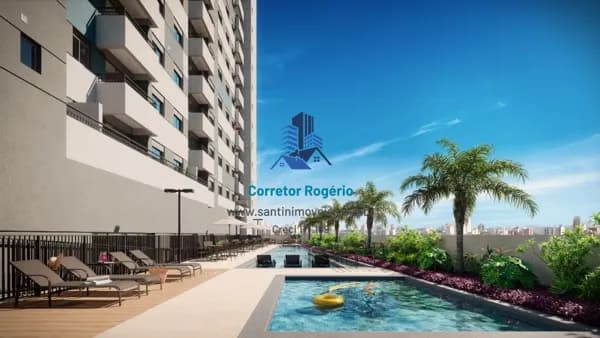 Apartamento com 2 quartos (01 suíte) Varanda gourmet, Lazer completo. Vaga coberta; à venda, 47 m² - Vila Palmares - Santo André/SP