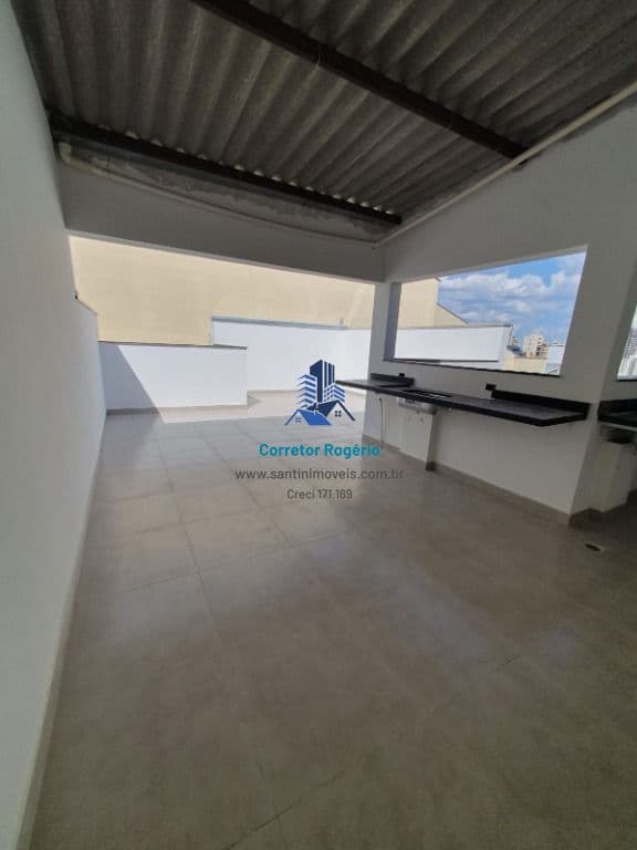 Cobertura com 2 quartos (01 suíte ) Fino acabamento , Vaga coberta à venda, 100 m² por R$ 640.000 - Campestre - Santo André/SP