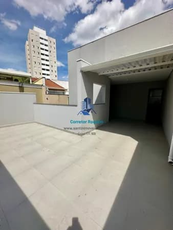 Cobertura com 2 quartos, Quintal, Fino acabamento, Vaga à venda, 90 m² por R$ 410.000 - Vila Guiomar - Santo André/SP
