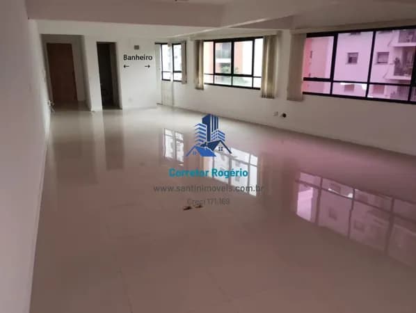 Sala, c0m 02 Banheiros, Fino acabamento, 02 Vagas 76 m² - venda por R$ 600.000 ou aluguel por R$ 3.000/mês - Vila Bastos - Santo André/SP