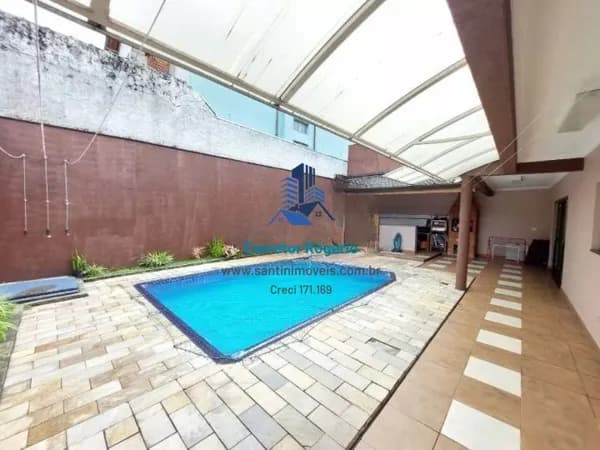 Sobrado com 3 suítes (01 master) Piscina, Área gourmet, Quintal, 04 vagas à venda, 300 m² - Recanto dos Pássaros - São Bernardo do Campo/SP